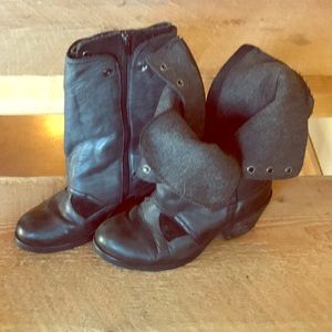 Luxury Rebel Leather/Wool Boot